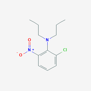 molecular formula C12H17ClN2O2 B8203410 2-chloro-6-nitro-N,N-dipropylaniline 