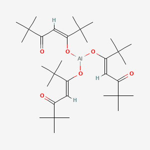 molecular formula C33H57AlO6 B8203419 Aluminum(III)2,2,6,6-tetramethyl-3,5-heptanedionat 