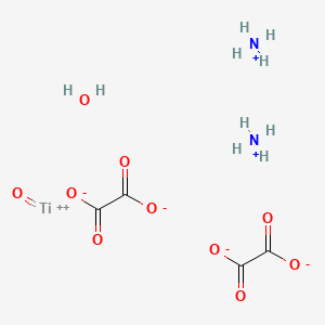 molecular formula C4H10N2O10Ti B8203450 Diazanium;oxalate;oxotitanium(2+);hydrate 