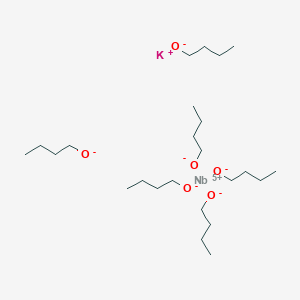 molecular formula C24H54KNbO6 B8203459 Potassium;butan-1-olate;niobium(5+) 