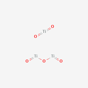 molecular formula O5Ti3 B8203490 Titaniumoxide 
