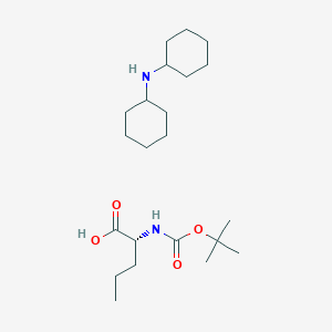 molecular formula C22H42N2O4 B8203511 Boc-D-Nva-OH.DCHA 