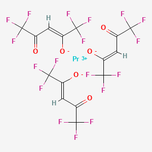 molecular formula C15H3F18O6Pr B8203593 Praesodymium hexafluoroacetylacetonate 