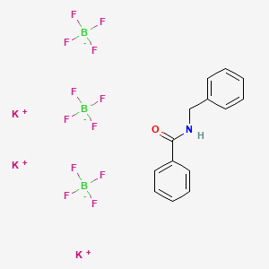 tripotassium;N-benzylbenzamide;tritetrafluoroborate