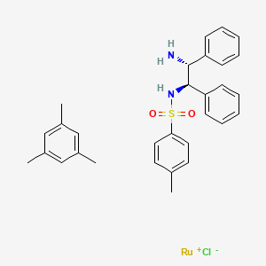 molecular formula C30H34ClN2O2RuS B8203654 CID 131675324 