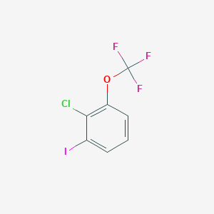 molecular formula C7H3ClF3IO B8203678 2-Chloro-1-iodo-3-(trifluoromethoxy)benzene CAS No. 1421620-34-9