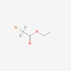 molecular formula C4H7BrO2 B082037 Ethyl 2-bromo-2,2-dideuterioacetate CAS No. 14341-47-0