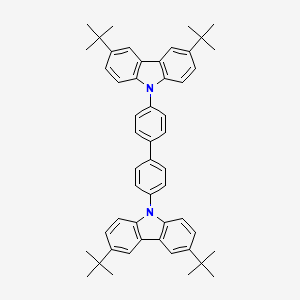 molecular formula C52H56N2 B8203704 4,4'-Bis(3,6-di-tert-butyl-9h-carbazol-9-yl)-1,1'-biphenyl 