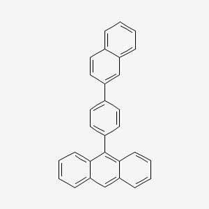 molecular formula C30H20 B8203727 9-(4-(Naphthalen-2-yl)phenyl)anthracene 