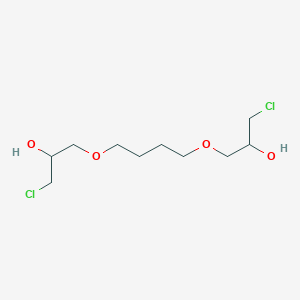 molecular formula C10H20Cl2O4 B082038 1,1'-(Tetramethylenedioxy)bis(3-chloro-2-propanol) CAS No. 14180-03-1