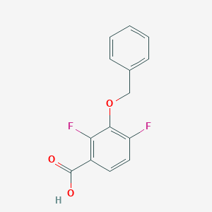molecular formula C14H10F2O3 B8203969 3-(Benzyloxy)-2,4-difluorobenzoic acid 