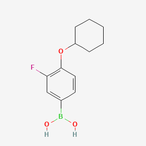 4-(Cyclohexyloxy)-3-fluorophenylboronic acid