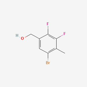 molecular formula C8H7BrF2O B8203986 (5-Bromo-2,3-difluoro-4-methylphenyl)methanol 