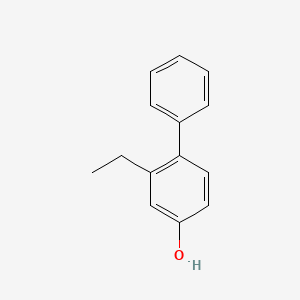 molecular formula C14H14O B8203991 3-Ethyl-4-phenylphenol 