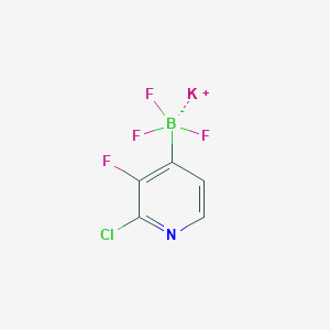 molecular formula C5H2BClF4KN B8204002 Potassium (2-chloro-3-fluoropyridin-4-yl)trifluoroborate 