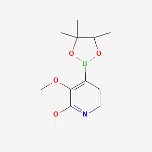 molecular formula C13H20BNO4 B8204035 2,3-Dimethoxypyridine-4-boronic acid pinacol ester 