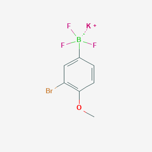 molecular formula C7H6BBrF3KO B8204099 Potassium (3-bromo-4-methoxyphenyl)trifluoroborate 