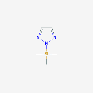 molecular formula C5H11N3Si B082041 2-(Trimethylsilyl)-2H-1,2,3-triazole CAS No. 13518-80-4