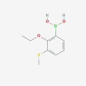 molecular formula C9H13BO3S B8204222 (2-Ethoxy-3-(methylthio)phenyl)boronic acid 