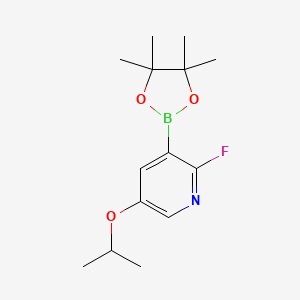 2-Fluoro-5-isopropoxypyridine-3-boronic acid pinacol ester