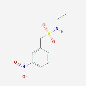 molecular formula C9H12N2O4S B8204296 N-ethyl-1-(3-nitrophenyl)methanesulfonamide 