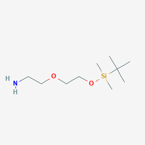 molecular formula C10H25NO2Si B8204387 2-(2-((tert-Butyldimethylsilyl)oxy)ethoxy)ethan-1-amine CAS No. 215297-17-9