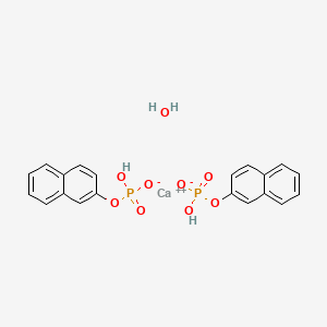 molecular formula C20H18CaO9P2 B8204413 beta-Naphthyl acid phosphate, calcium salt CAS No. 305808-24-6