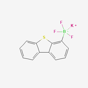 molecular formula C12H7BF3KS B8204478 Potassium 4-dibenzothienyltrifluoroborate CAS No. 1262538-11-3