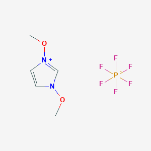 molecular formula C5H9F6N2O2P B8204543 1,3-二甲氧基咪唑鎓六氟磷酸盐 CAS No. 951020-81-8