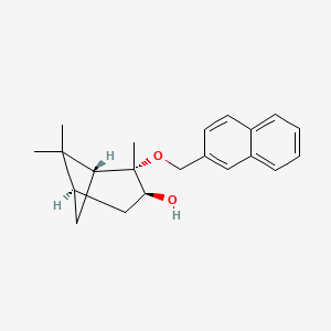 molecular formula C21H26O2 B8204562 (1R,2S,3S,5R)-2,6,6-trimethyl-2-(naphthalen-2-ylmethoxy)bicyclo[3.1.1]heptan-3-ol 