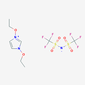 1,3-Diethoxyimidazolium bis(trifluoromethylsulfonyl)imide