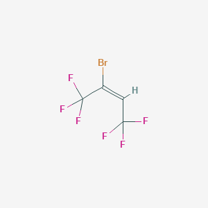 molecular formula C4HBrF6 B8204596 (E)-2-Bromo-1,1,1,4,4,4-hexafluoro-2-butene 