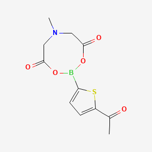 molecular formula C11H12BNO5S B8204700 2-(5-Acetylthiophen-2-yl)-6-methyl-1,3,6,2-dioxazaborocane-4,8-dione 