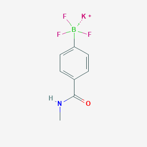 molecular formula C8H8BF3KNO B8204707 Potassium 4-(methylcarbamoyl) phenyltrifluoroborate 