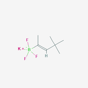 potassium;[(Z)-4,4-dimethylpent-2-en-2-yl]-trifluoroboranuide