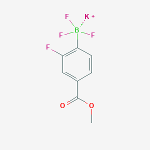 Potassium 4-(methoxycarbonyl)-2-fluorophenyltrifluoroborate