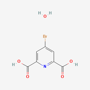 4-Bromopyridine-2,6-dicarboxylic acid;hydrate