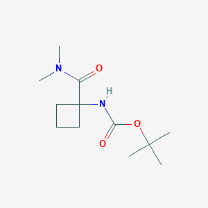 (1-Dimethylcarbamoylcyclobutyl)carbamic acid tert-butyl ester