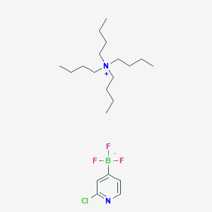 molecular formula C21H39BClF3N2 B8204787 Tetrabutylammonium 2-chloro-4-pyridinetrifluoroborate 