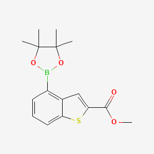 Methyl 4-(tetramethyl-1,3,2-dioxaborolan-2-yl)-1-benzothiophene-2-carboxylate