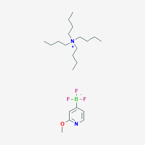 Tetrabutylazanium;trifluoro-(2-methoxypyridin-4-yl)boranuide