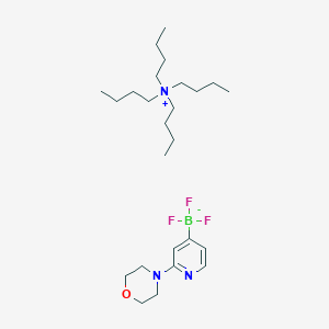 Tetrabutylazanium;trifluoro-(2-morpholin-4-ylpyridin-4-yl)boranuide