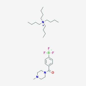 molecular formula C28H51BF3N3O B8204846 Tetrabutylammonium [4-(4-methylpiperazine-1-carbonyl)phenyl]trifluoroborate 
