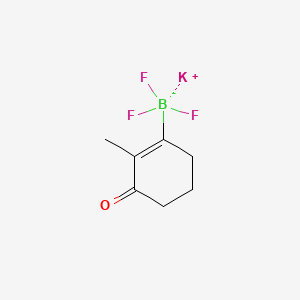 molecular formula C7H9BF3KO B8204854 Potassium trifluoro(2-methyl-3-oxocyclohex-1-en-1-yl)boranuide 