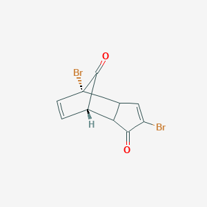 molecular formula C10H6Br2O2 B8204901 Endo-2,4-dibromodicycloopentadien-1,8-dion 