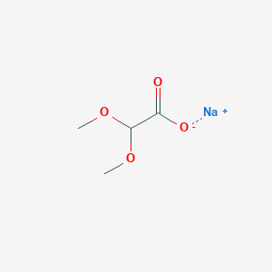 molecular formula C4H7NaO4 B8204947 Sodium;2,2-dimethoxyacetate 