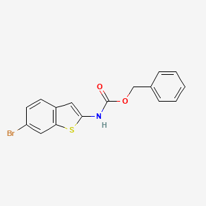 molecular formula C16H12BrNO2S B8204955 Benzyl (6-bromobenzo[b]thiophen-2-yl)carbamate 