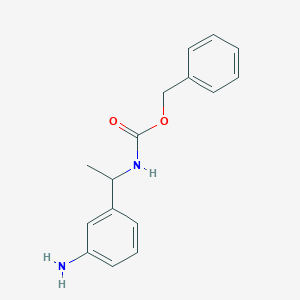 benzyl N-[1-(3-aminophenyl)ethyl]carbamate