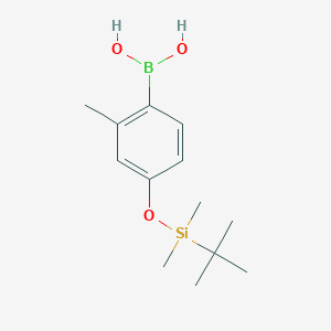 (4-{[Tert-butyl(dimethyl)silyl]oxy}-2-methylphenyl)boronic acid