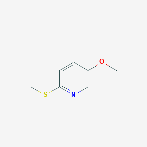 molecular formula C7H9NOS B8205059 5-Methoxy-2-(methylthio)pyridine 